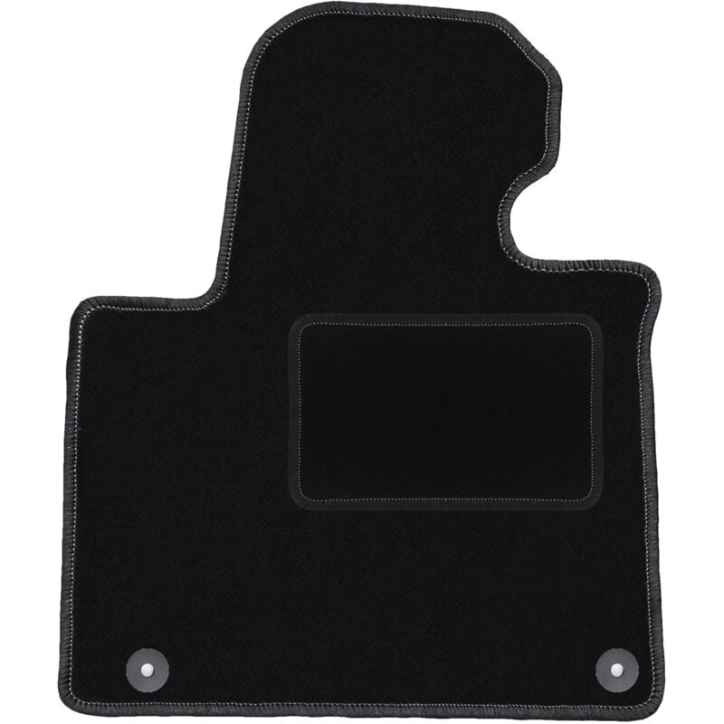 Tapis conducteur noir pour : Kia Sorento III 7 places (2015-)