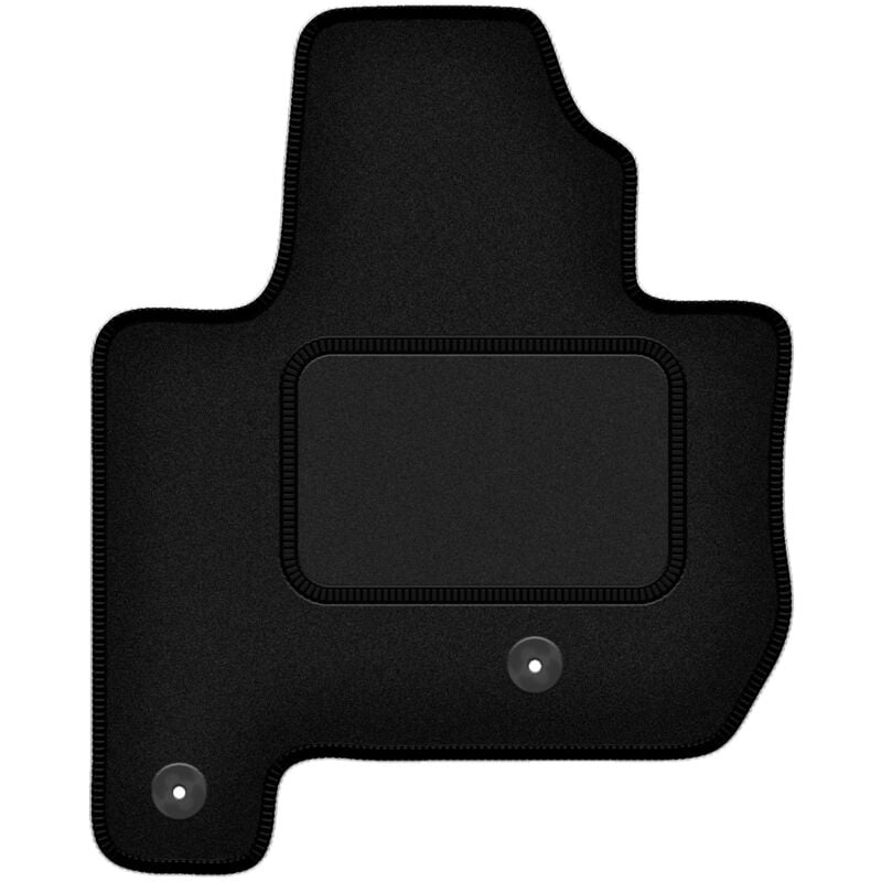 Tapis conducteur noir pour : Kia Soul EV à hayon (2013-2019)