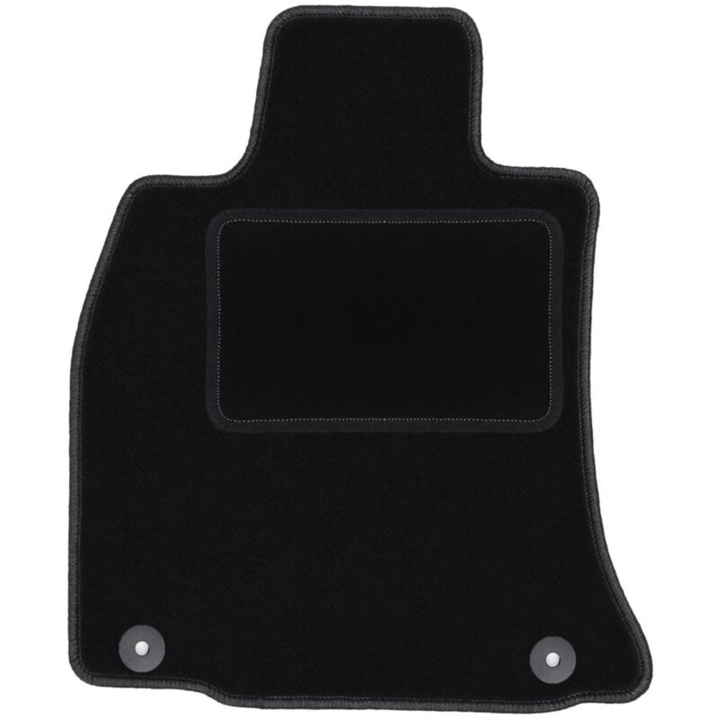 Tapis conducteur noir pour : Kia Stinger 2WD liftback (2017-)