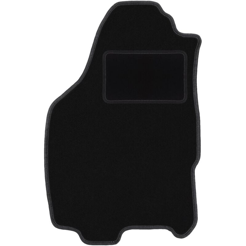 Tapis conducteur noir pour : Lancia Ypsilon II à hayon (2003-2011)