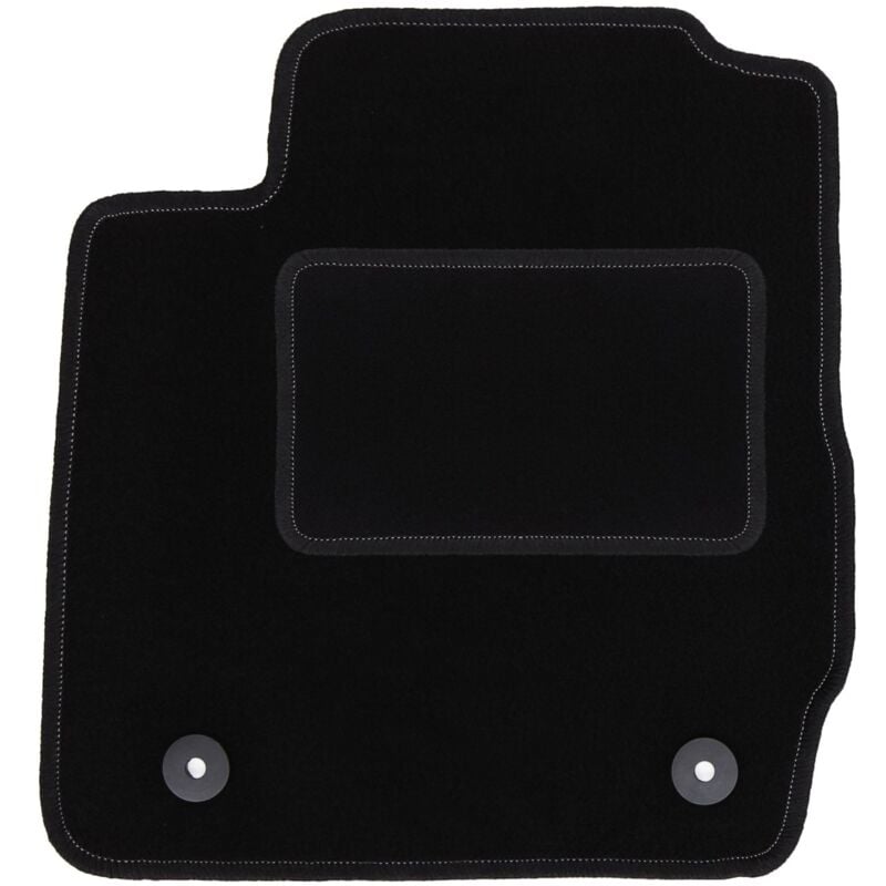 Tapis conducteur noir pour Mazda 2 II à hayon (2007-2015)