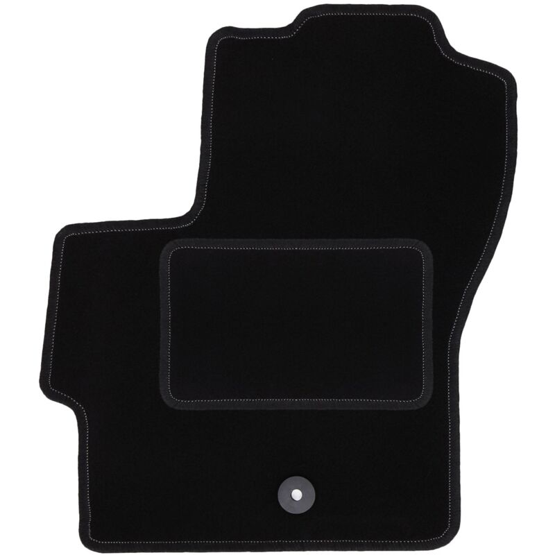Tapis conducteur noir pour : Mazda 3 I BK à hayon (2003-2009)