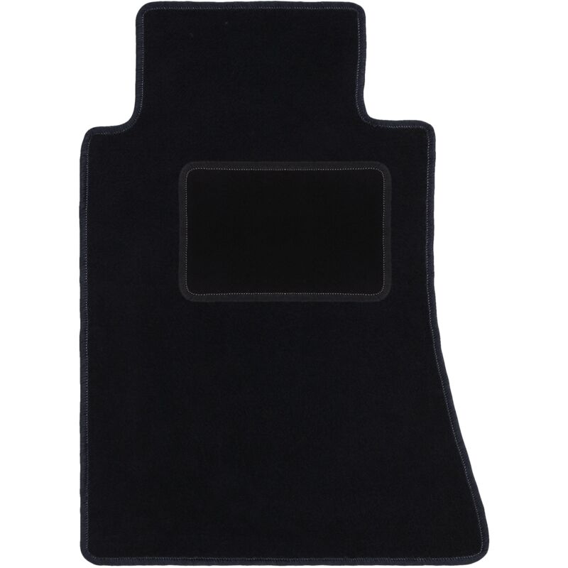 Tapis conducteur noir pour : Mercedes C 190 W201 berline (1982-1993)