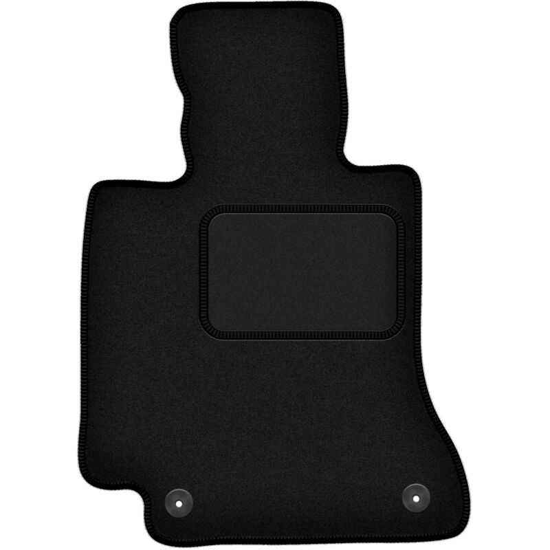 Tapis conducteur noir pour Mercedes C W205 break, berline (2015-)