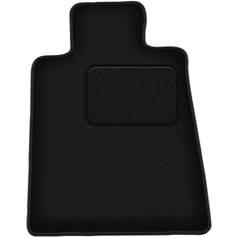 Tapis conducteur noir pour : Mercedes C140 / W140 coupé (1992-1999)