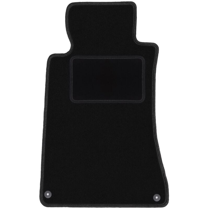 Tapis conducteur noir pour : Mercedes CLK W209 coupé (1997-2009)