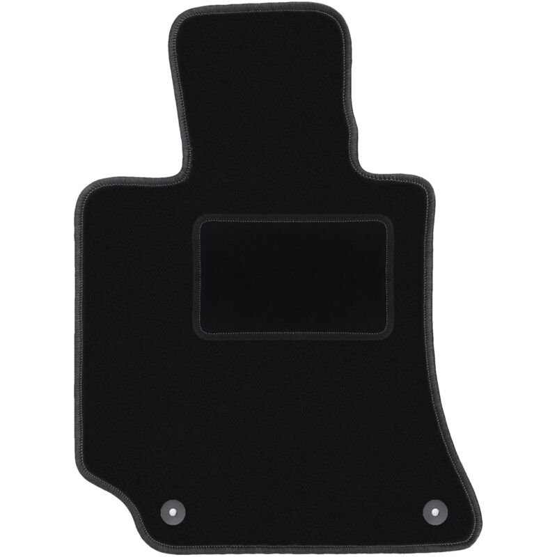Tapis conducteur noir pour : Mercedes E W212 berline, break, coupé (2009-2016)