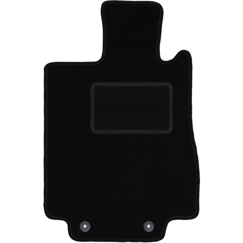 Tapis conducteur noir pour : Mercedes S W220 berline courte (1998-2005)