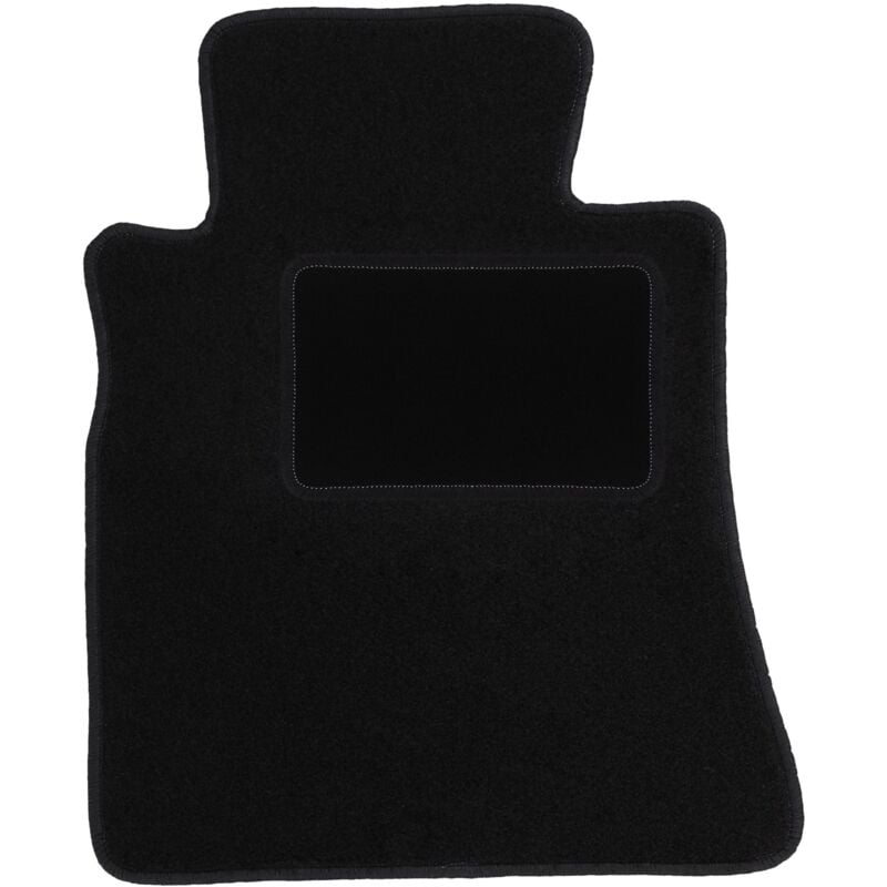 Tapis conducteur noir pour : Mercedes SE W126 berline (1979-1991)