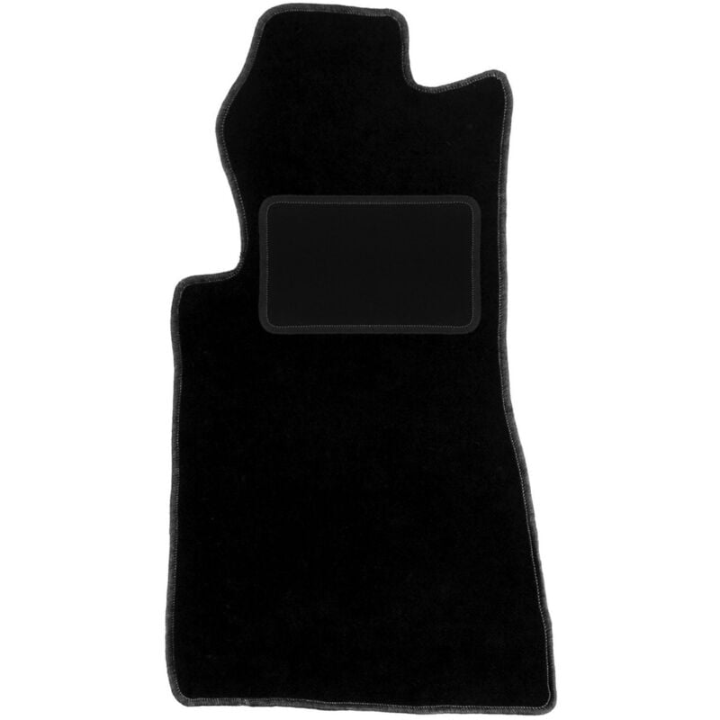 Tapis conducteur noir pour Mercedes SL R107 avant long (1971-1989)