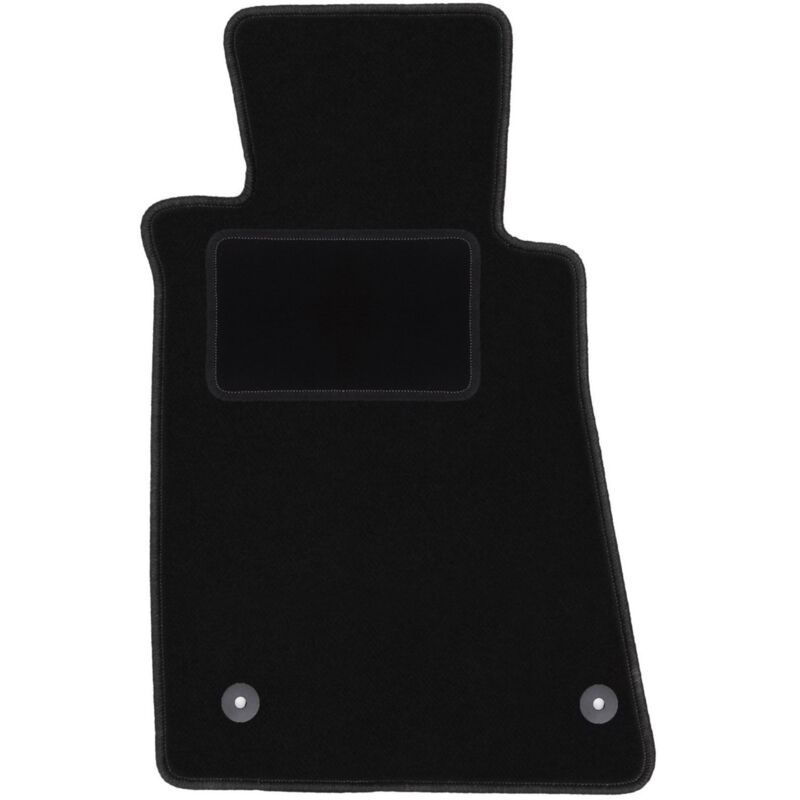 Tapis conducteur noir pour : Mercedes SL R107 avec catalyseur coupé, cabriolet (1985-1989)