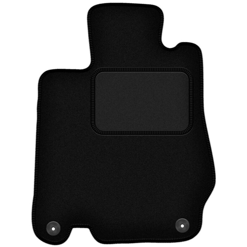 Tapis conducteur noir pour : Mercedes SL R230 roadster (2001-2011)