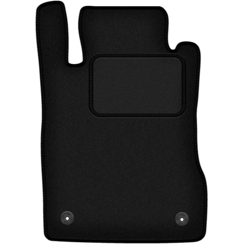 Tapis conducteur noir pour : Mercedes W211 4Matic berline, break (2003-2009)