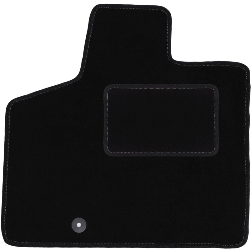 Tapis conducteur noir pour minifourgonnette Chrysler Voyager V (2008-2016)