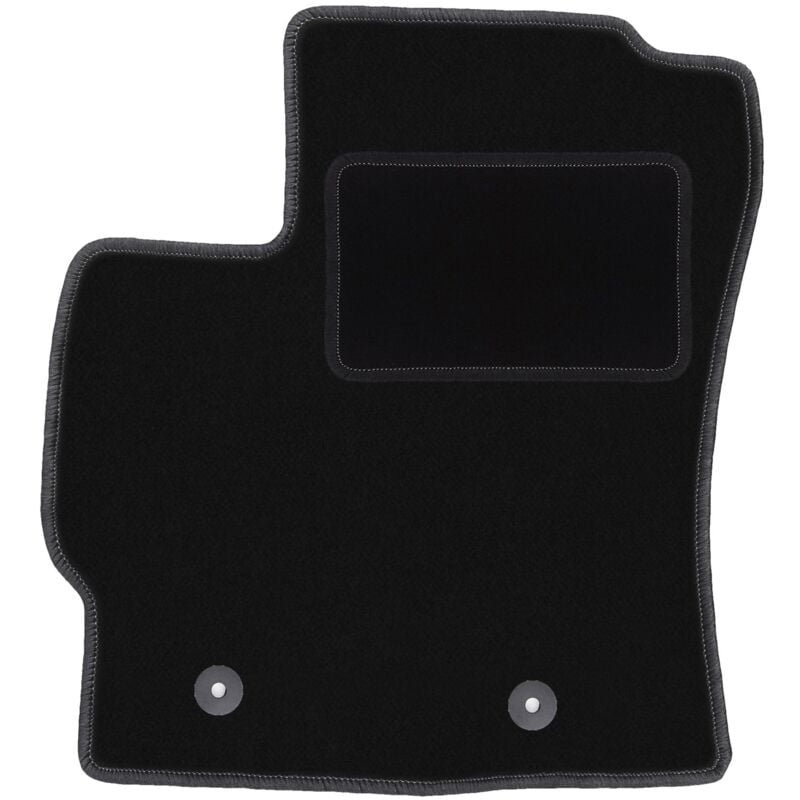 Tapis conducteur noir pour minifourgonnette Toyota Verso (2009-2013)