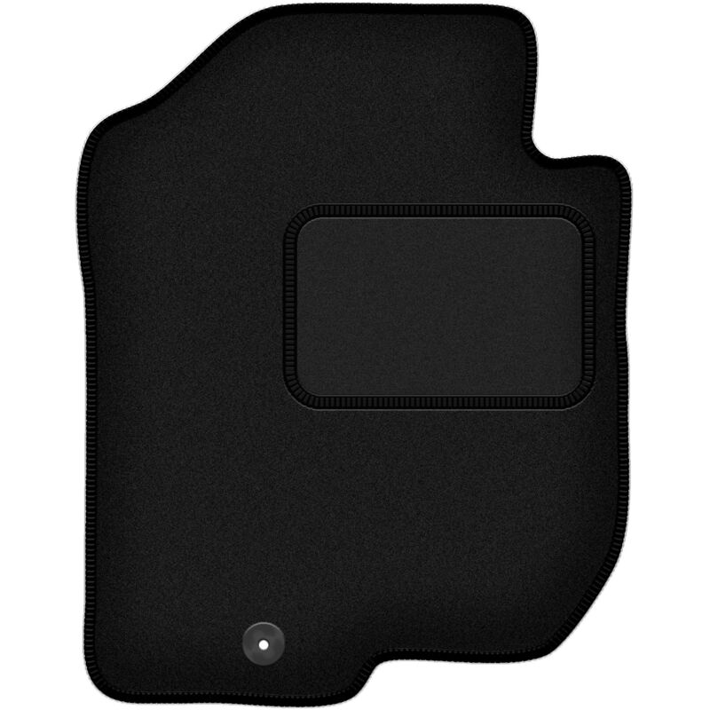 Tapis conducteur noir pour minivan Kia Carens III (2006-2010)