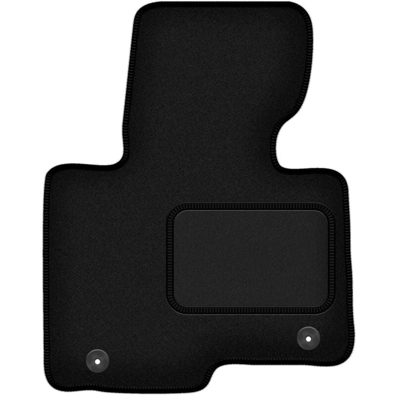 Tapis conducteur noir pour minivan Kia Carens IV (2013-2018)