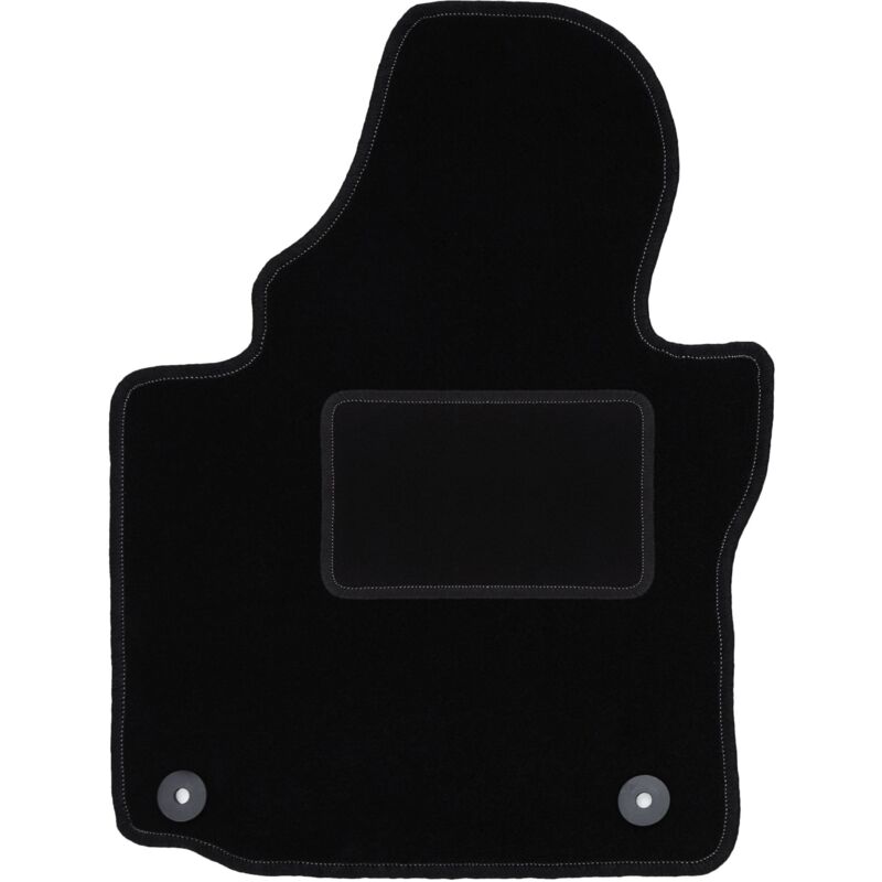 Tapis conducteur noir pour minivan Volkswagen Caddy 2K (2004-2010)