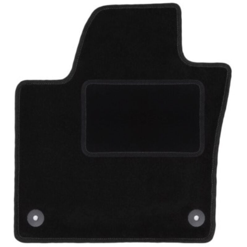 Tapis conducteur noir pour minivan Volkswagen Sharan II (2010-)