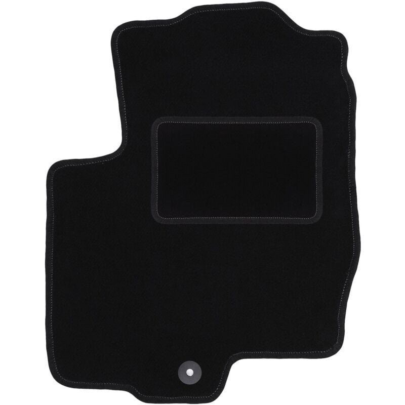 Tapis conducteur noir pour : Mitsubishi Colt VI Z30 à hayon (2004-2008)