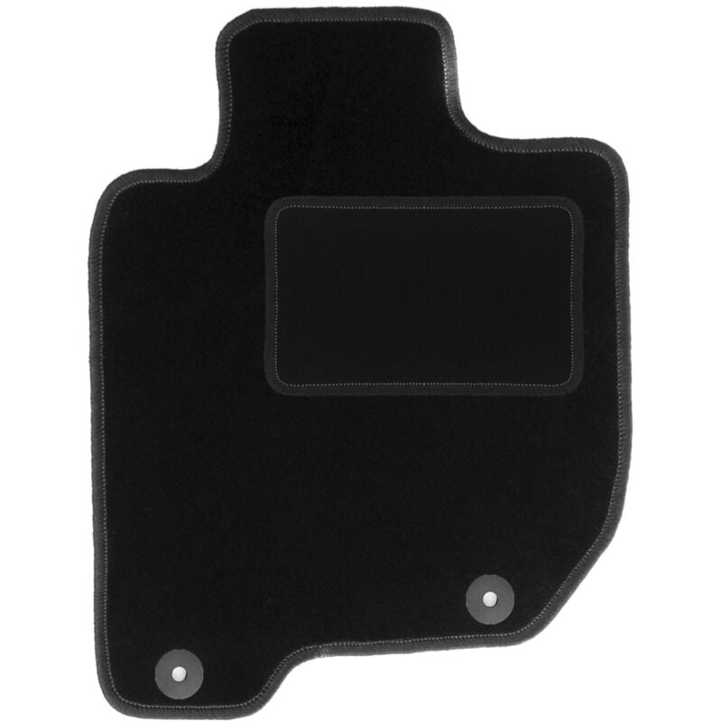 Tapis conducteur noir pour : Mitsubishi L200 IV pick-up (2006-2015)