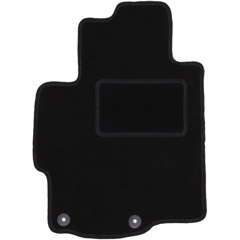 Tapis conducteur noir pour : Mitsubishi Lancer VIII CY berline, sportback (2007-2016)