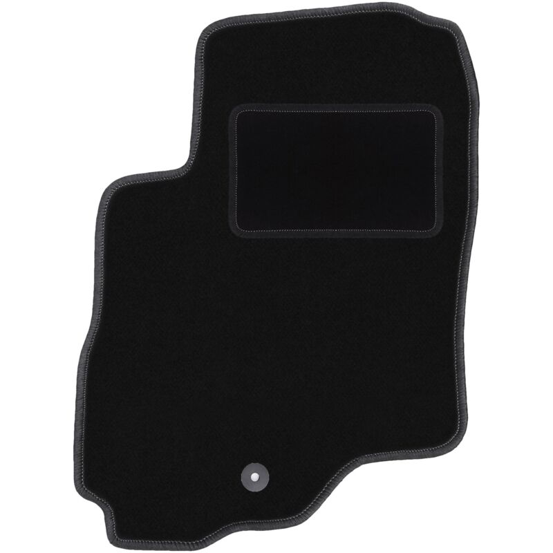 Tapis conducteur noir pour : Mitsubishi Outlander I SUV (2001-2006)