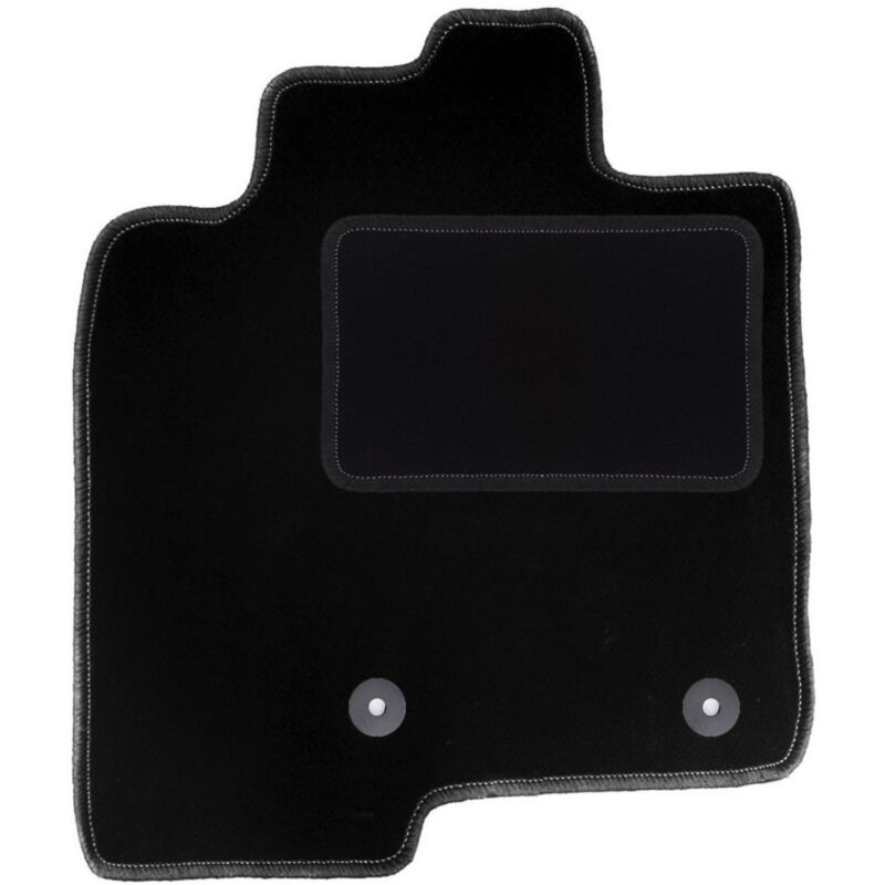 Tapis conducteur noir pour : Mitsubishi Pajero IV long (2006-2018)