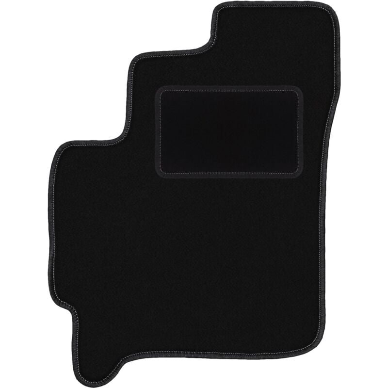 Tapis conducteur noir pour : monospace Kia Carens I (1999-2006)