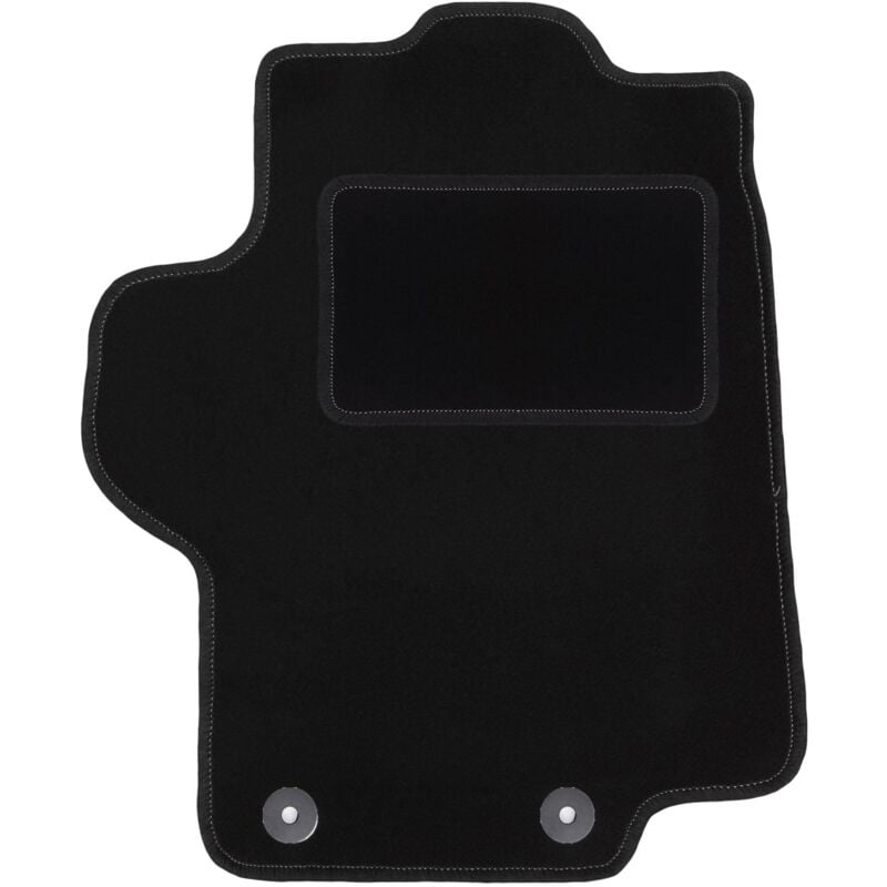 Tapis conducteur noir pour monospace Peugeot 1007 (2004-2009)