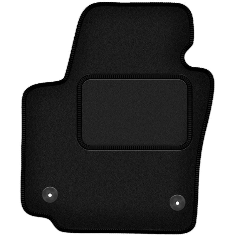 Tapis conducteur noir pour : monospace Seat Altea XL (08.2008-2015)