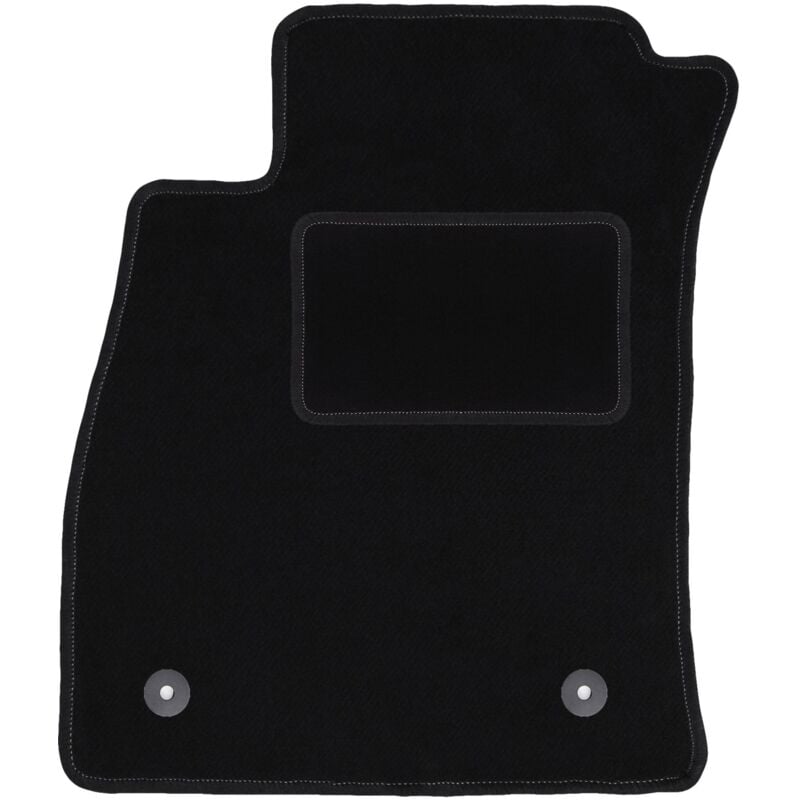 Tapis conducteur noir pour : Nissan Juke F15 crossover (2010-2017)