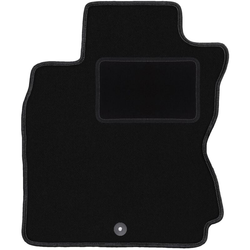 Tapis conducteur noir pour : Nissan Note I E11 monospace (2006-2012)
