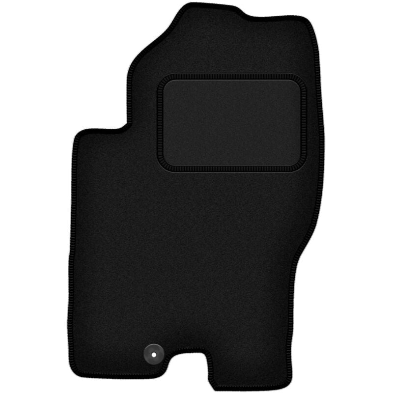 Tapis conducteur noir pour : Nissan Pathfinder 5 places (avant restylage) (2005-2010)