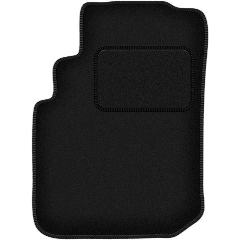 Tapis conducteur noir pour : Nissan Primera P10 break, liftback, berline (1990-1998)