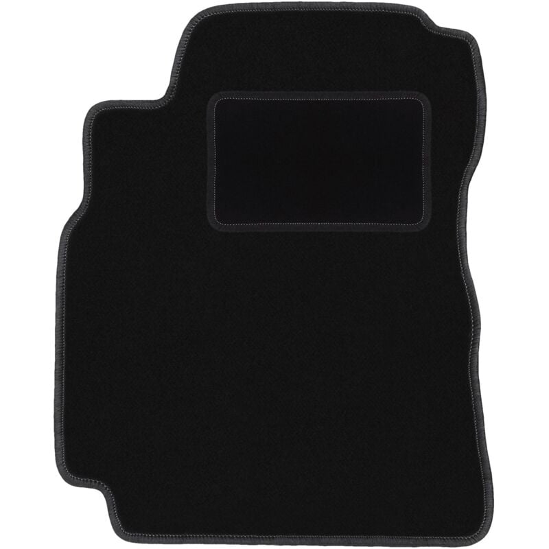 Tapis conducteur noir pour : Nissan Primera P12 break, berline, liftback (2001-2007)