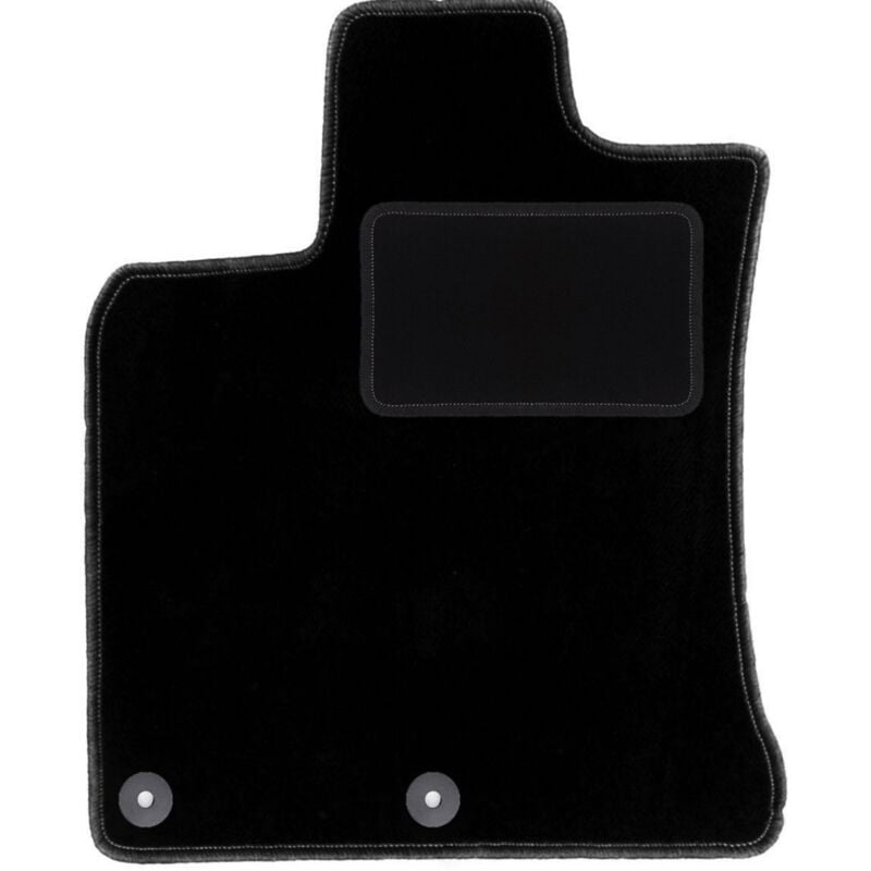 Tapis conducteur noir pour : Nissan Qashqai I J10 crossover (2006-2013)