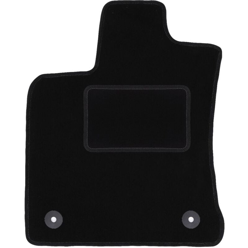 Tapis conducteur noir pour : Nissan Qashqai J10 I crossover (2006-2013)
