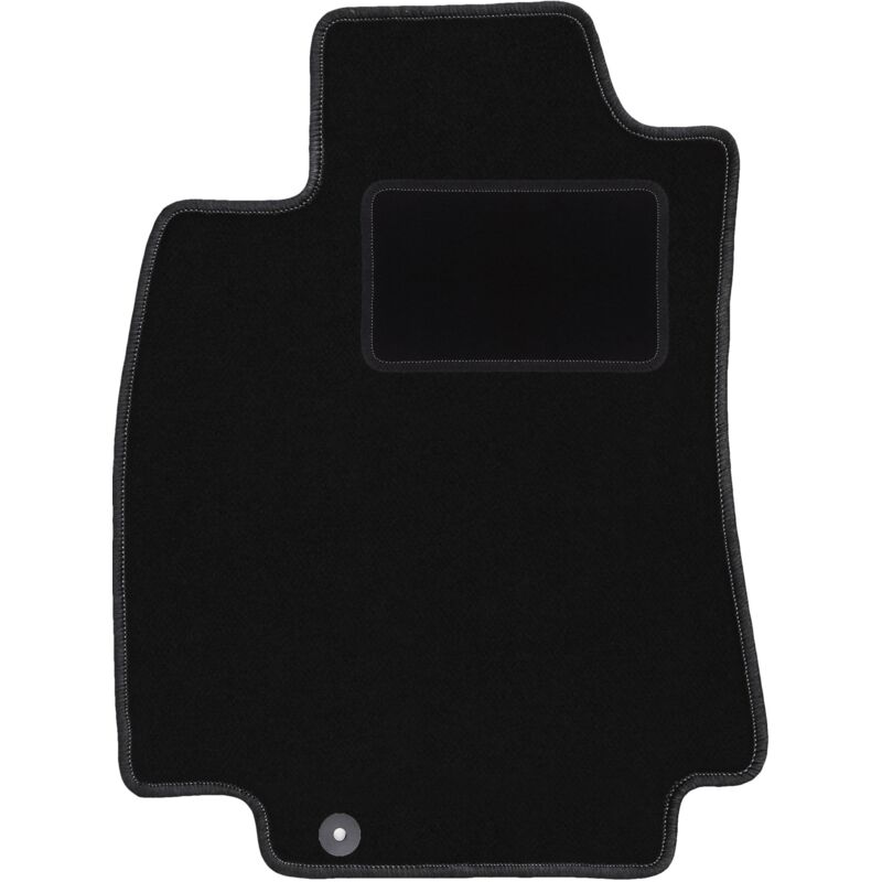 Tapis conducteur noir pour : Nissan Tiida C11 hayon, berline (2004-2012)