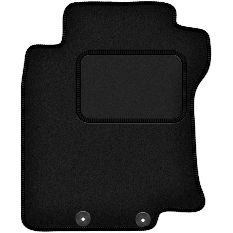 Tapis conducteur noir pour Nissan X-Trail III T32 7 places (2014-2017)