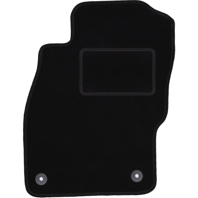 Tapis conducteur noir pour : Opel Adam à hayon (2012-)
