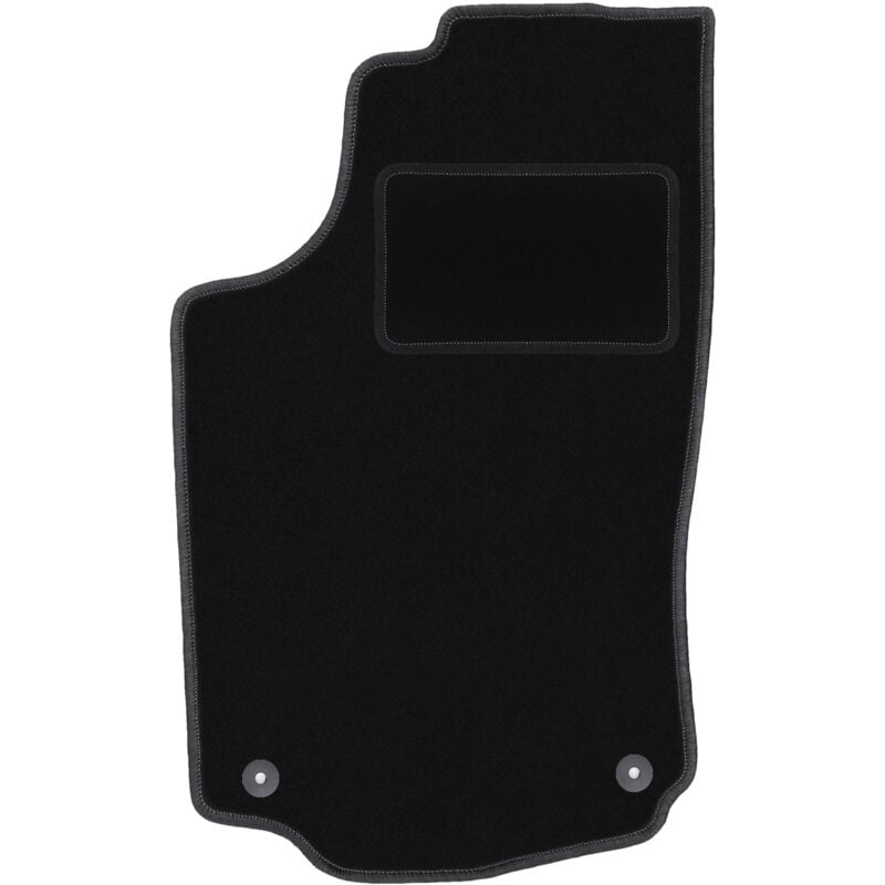 Tapis conducteur noir pour: Opel Combo C combivan (2001-2011)