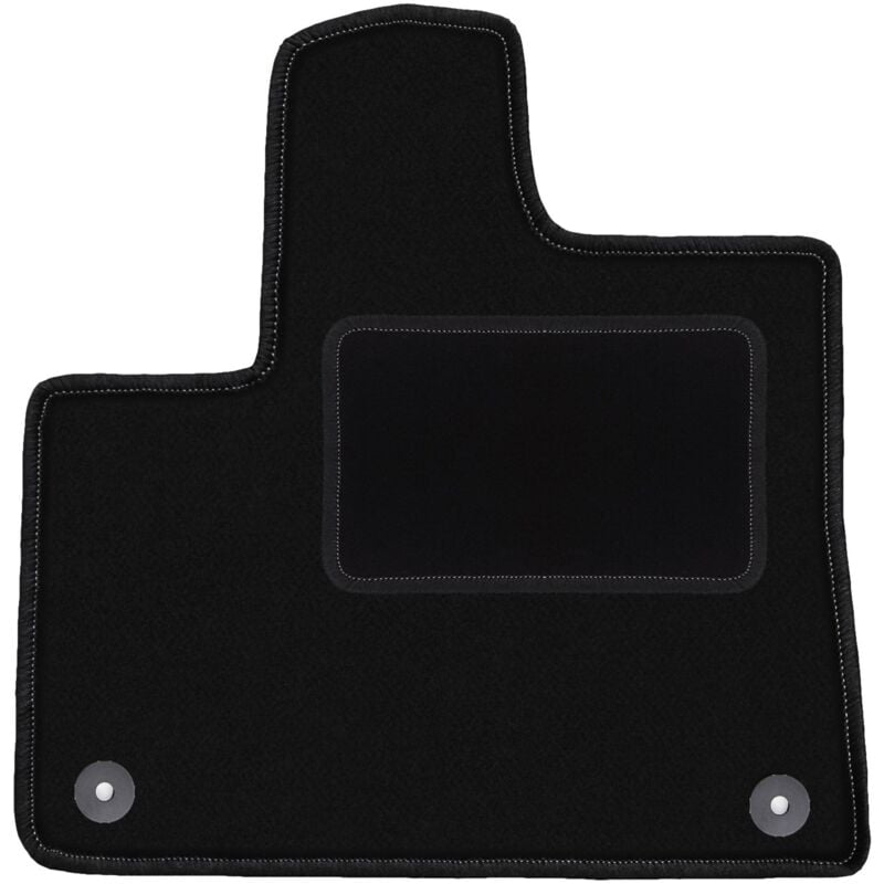 Tapis conducteur noir pour: Opel Combo E kombivan (2018-)
