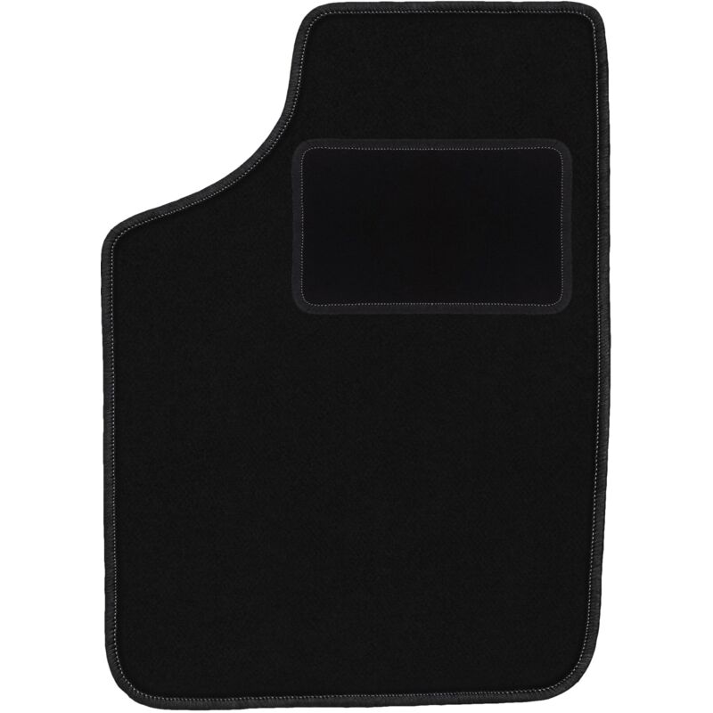 Tapis conducteur noir pour : Opel Corsa A à hayon (1982-1993)