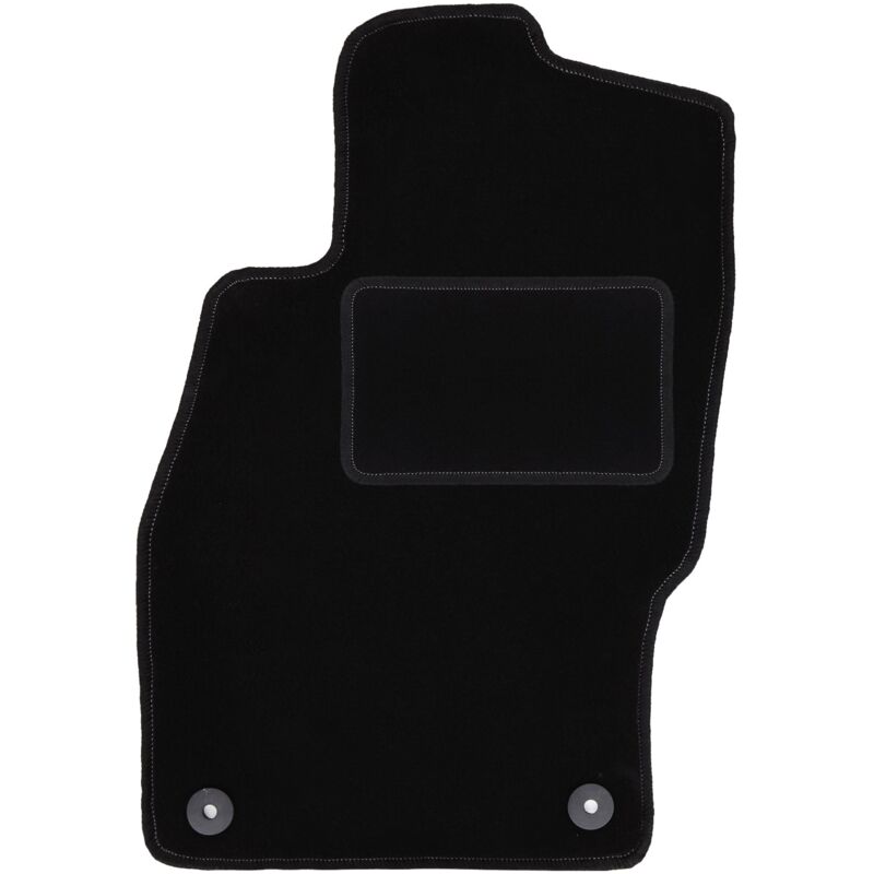 Tapis conducteur noir pour : Opel Corsa D à hayon (2006-2015)
