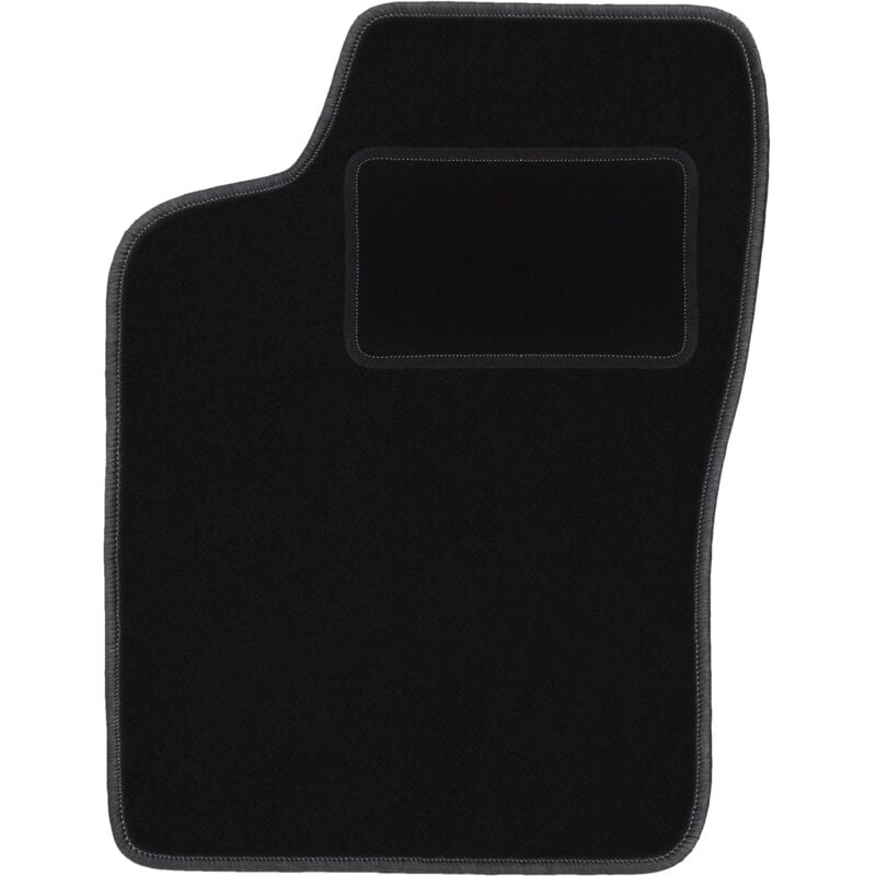 Tapis conducteur noir pour : Opel Kadett E hayon, break, berline, cabriolet (1984-1991)