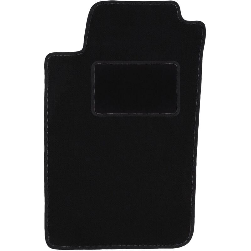 Tapis conducteur noir pour : Peugeot 206 berline, SW, break, CC, cabriolet (1998-2010)