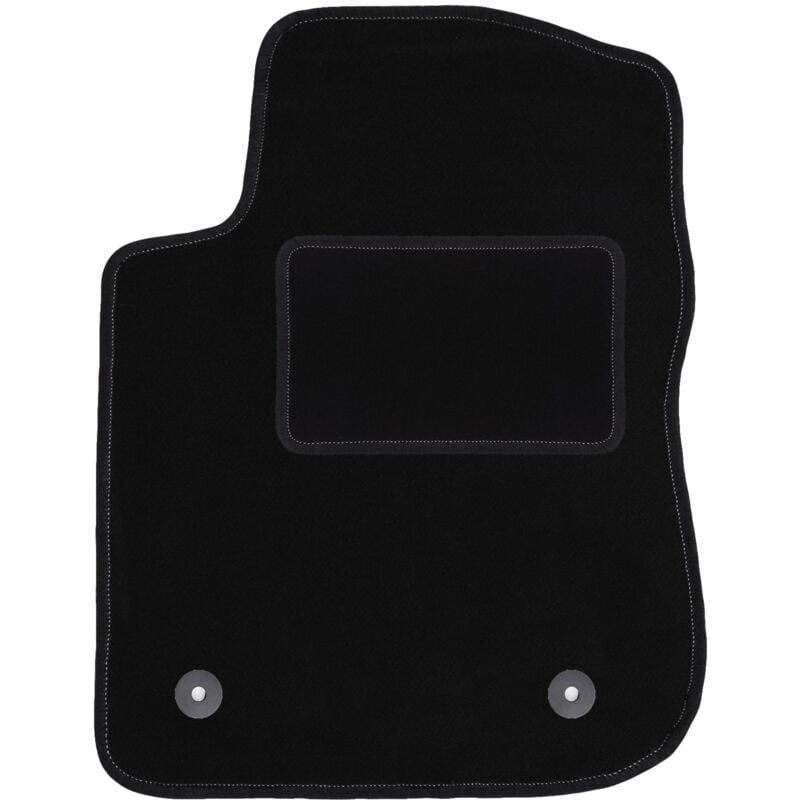 Tapis conducteur noir pour Peugeot 208 I berline (2012-2019)