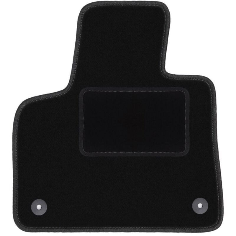 Tapis conducteur noir pour : Peugeot 4008 II crossover (2016-)