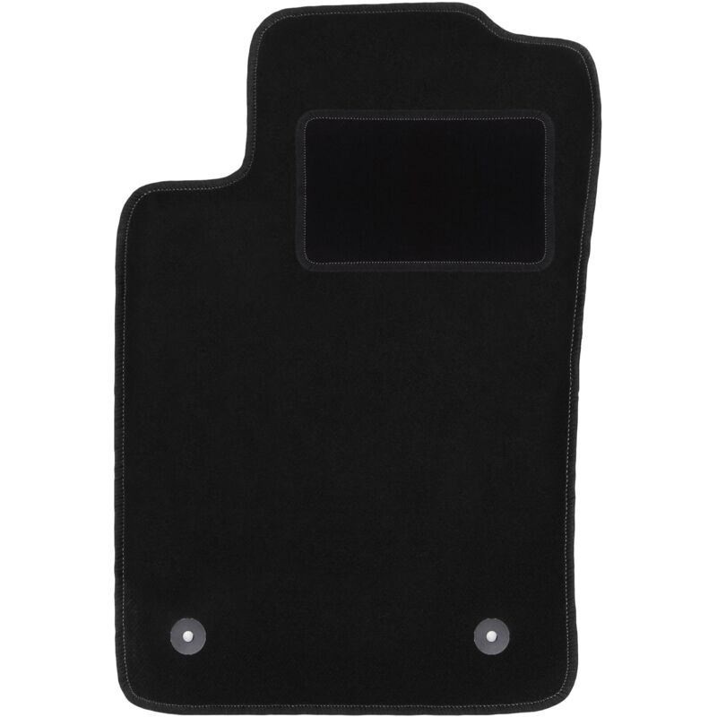 Tapis conducteur noir pour : Peugeot 405 berline, break, break (1987-1996)